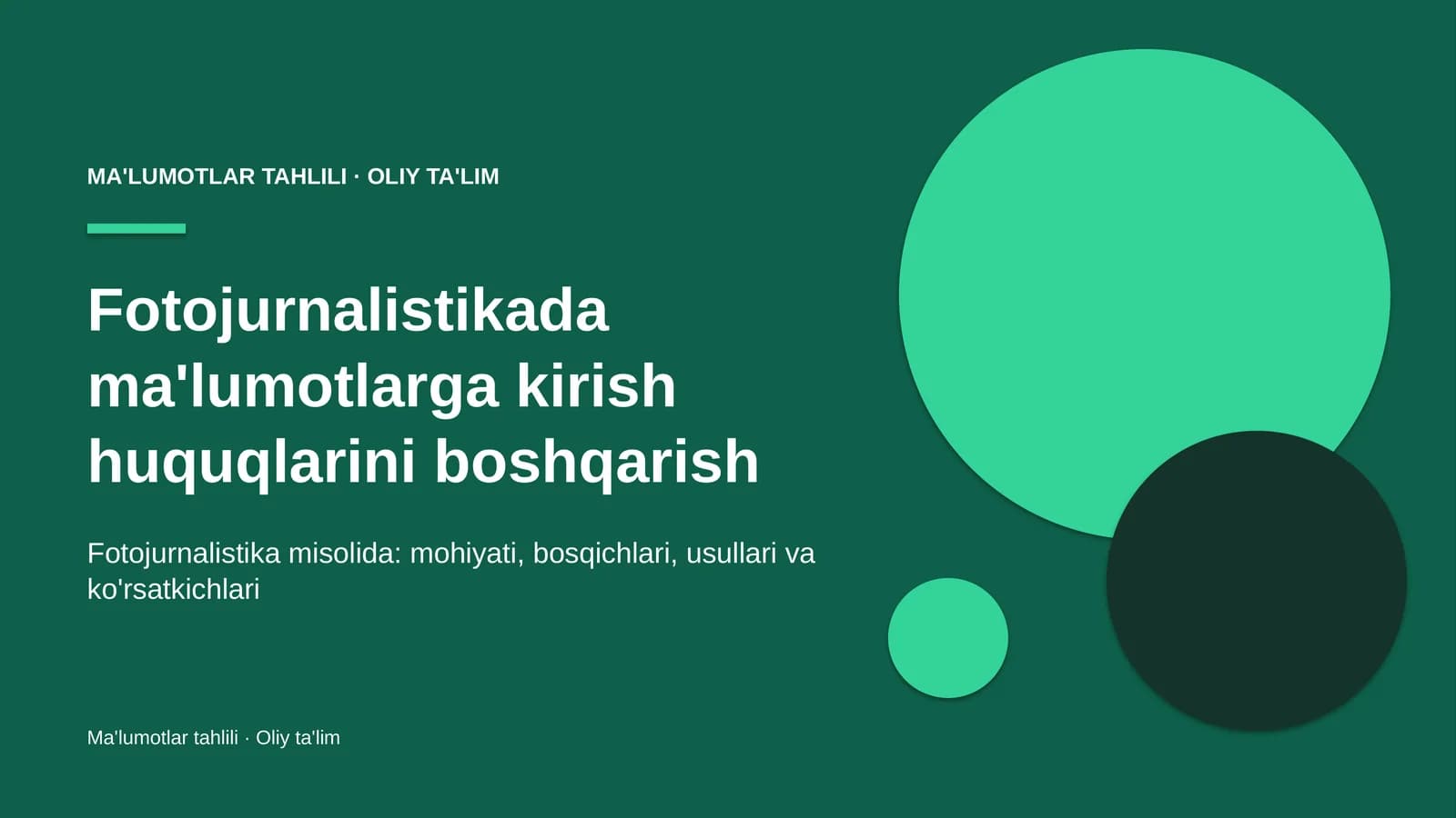 fotojurnalistikada ma'lumotlarga kirish huquqlarini boshqarish 6620
