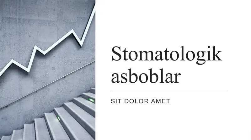 stomatologik asboblar
