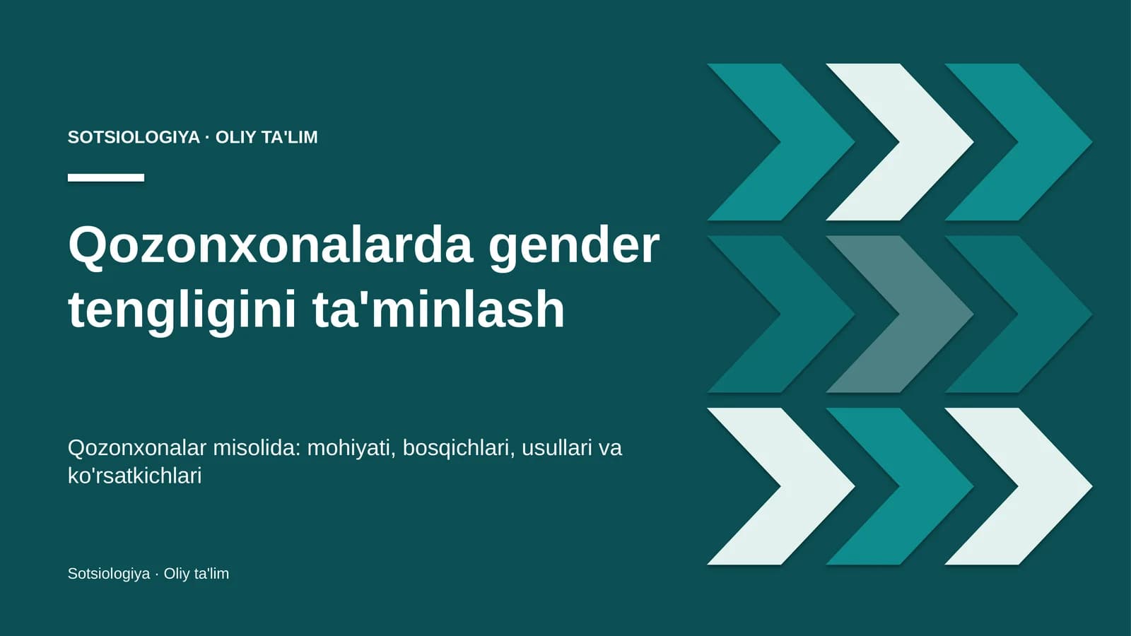 qozonxonalarda gender tengligini ta'minlash 7920