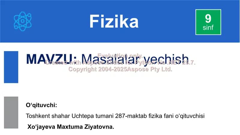 Qanday temperaturadagi vodorod molekulalarining o‘rtacha kvadratik tezligi 580 K temperaturadagi geliy gazi molekulalarining o‘rtacha kvadratik tezligiga teng bo‘ladi?