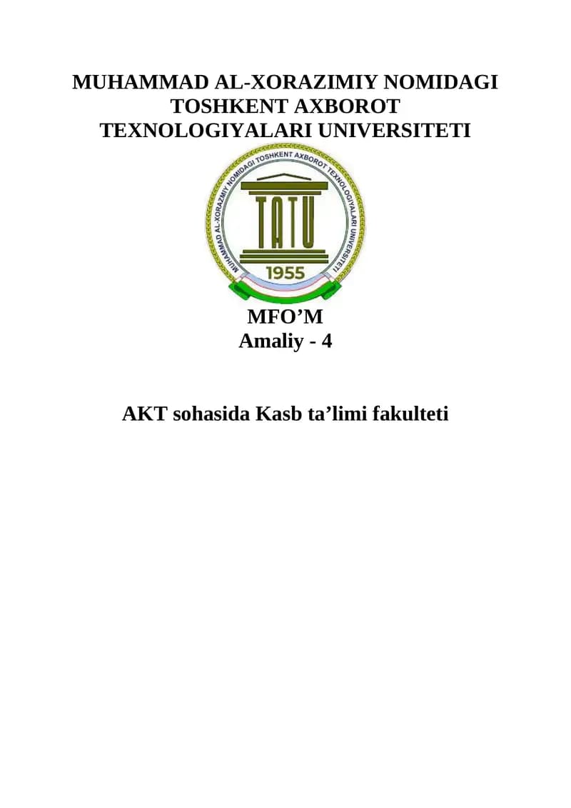 Kompyuter xonasida xavfsizlik texnikasi qoidalari