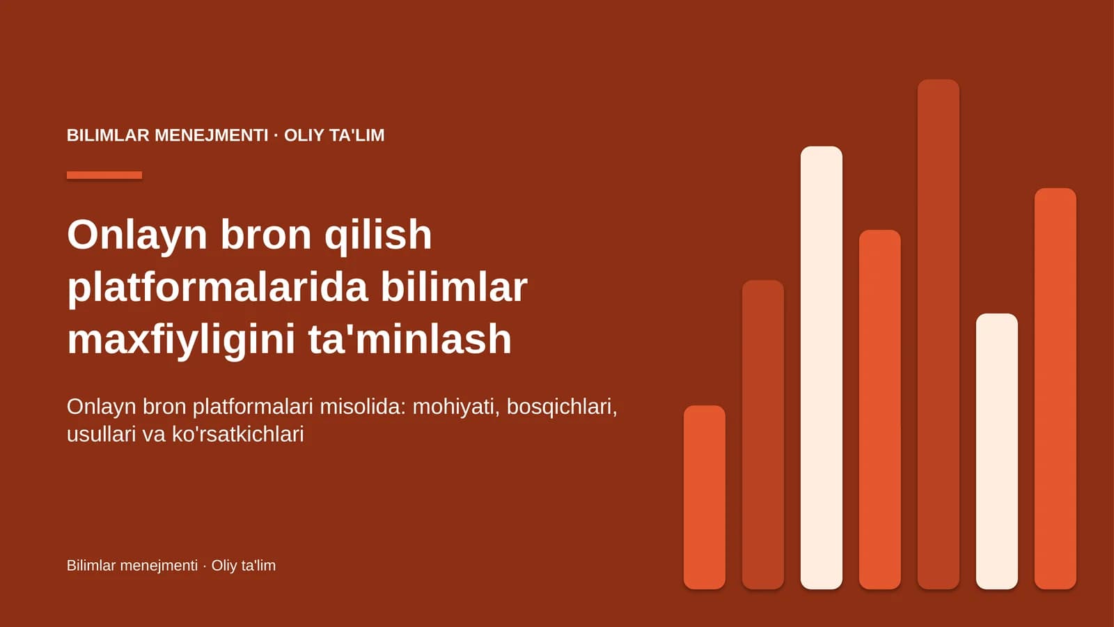 onlayn bron qilish platformalarida bilimlar maxfiyligini ta'minlash 4118