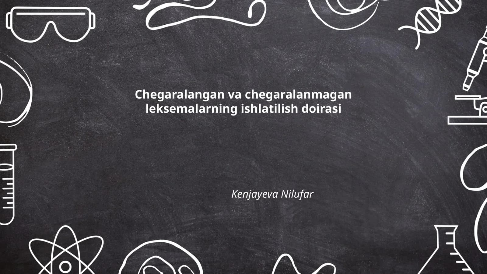 Chegaralangan va chegaralanmagan leksemalarning ishlatilish doirasi