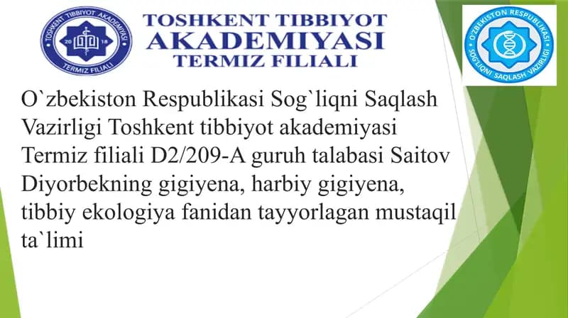 Asosiy oziqaviy moddalarning biologik roli va asosiy manbalari