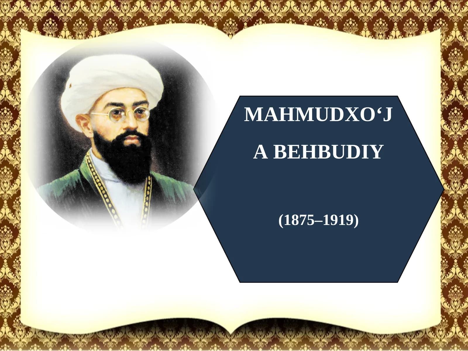 MAHMUDXO‘JA BEHBUDIY