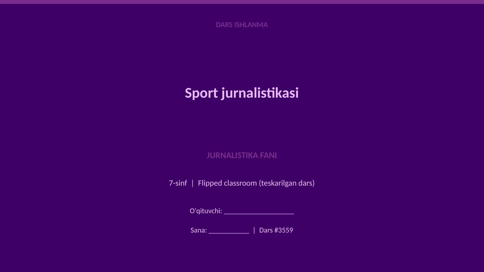 Sport jurnalistikasi