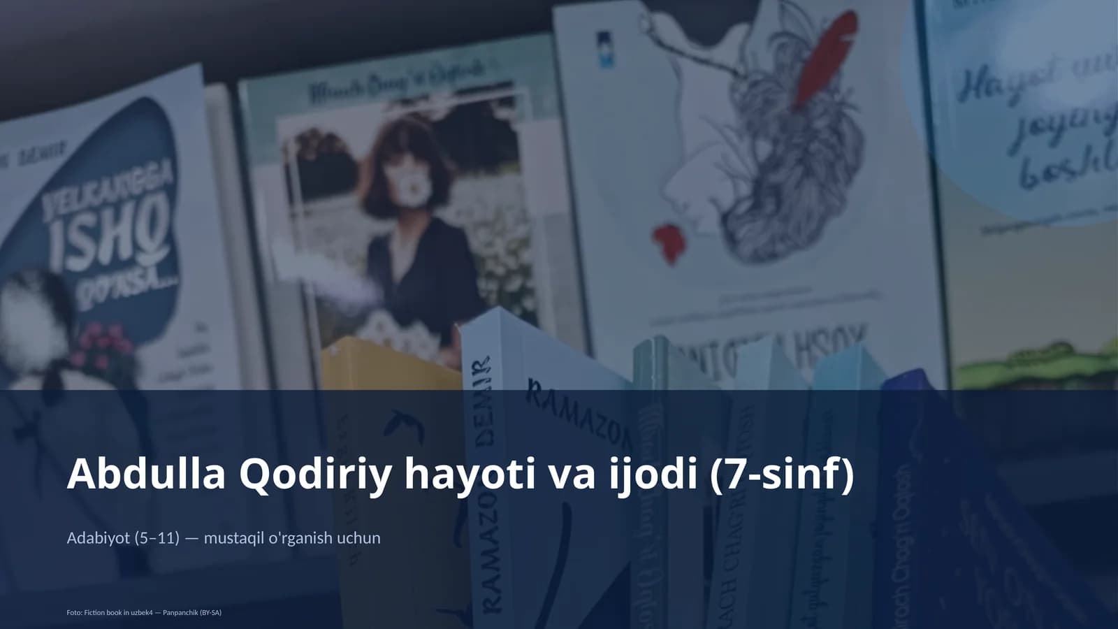 Abdulla Qodiriy hayoti va ijodi (7-sinf)