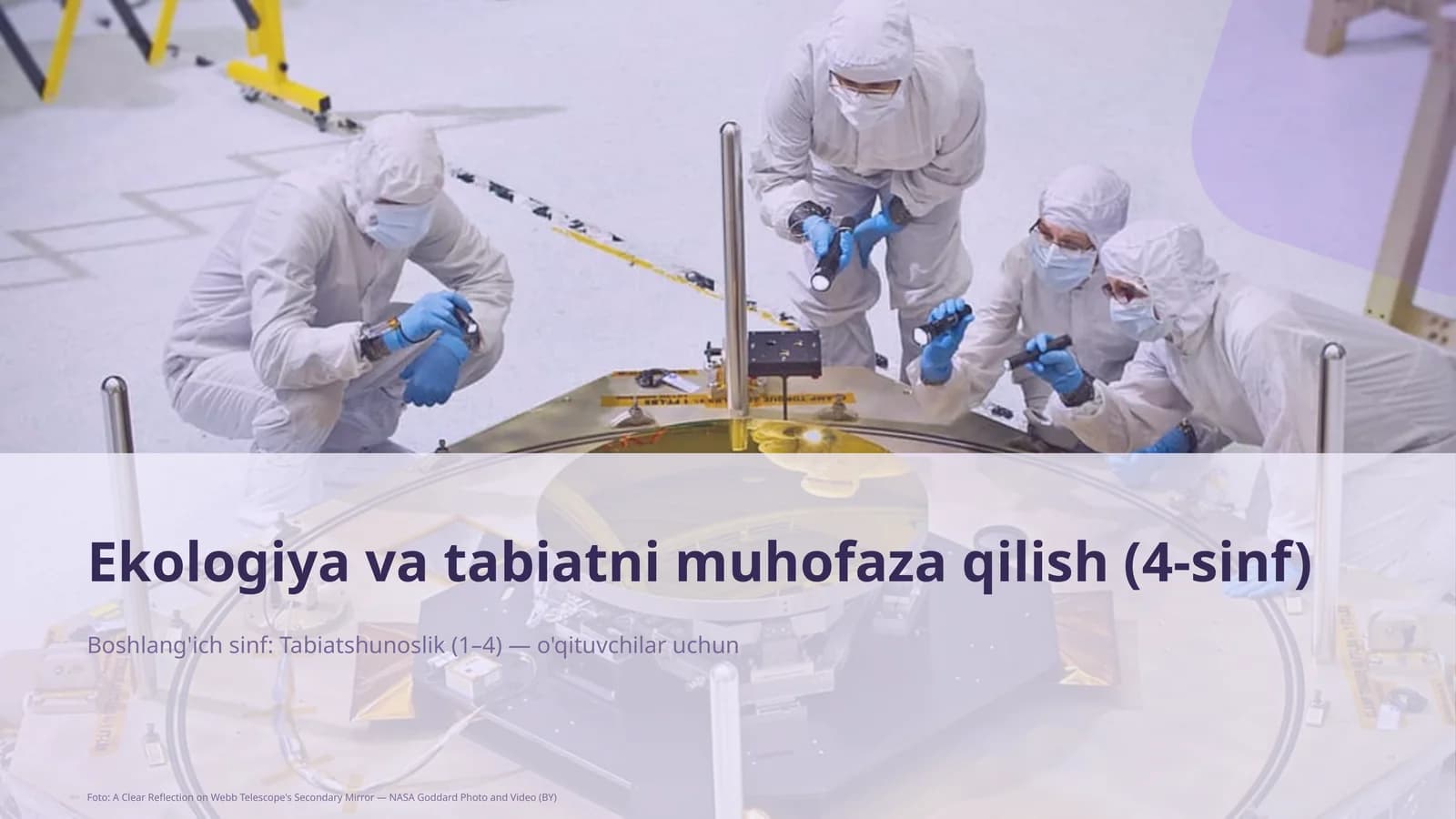 Ekologiya va tabiatni muhofaza qilish (4-sinf)