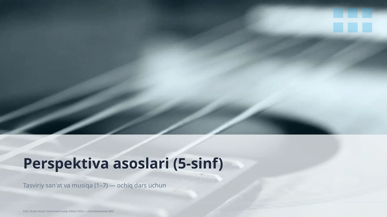 Perspektiva asoslari (5-sinf)
