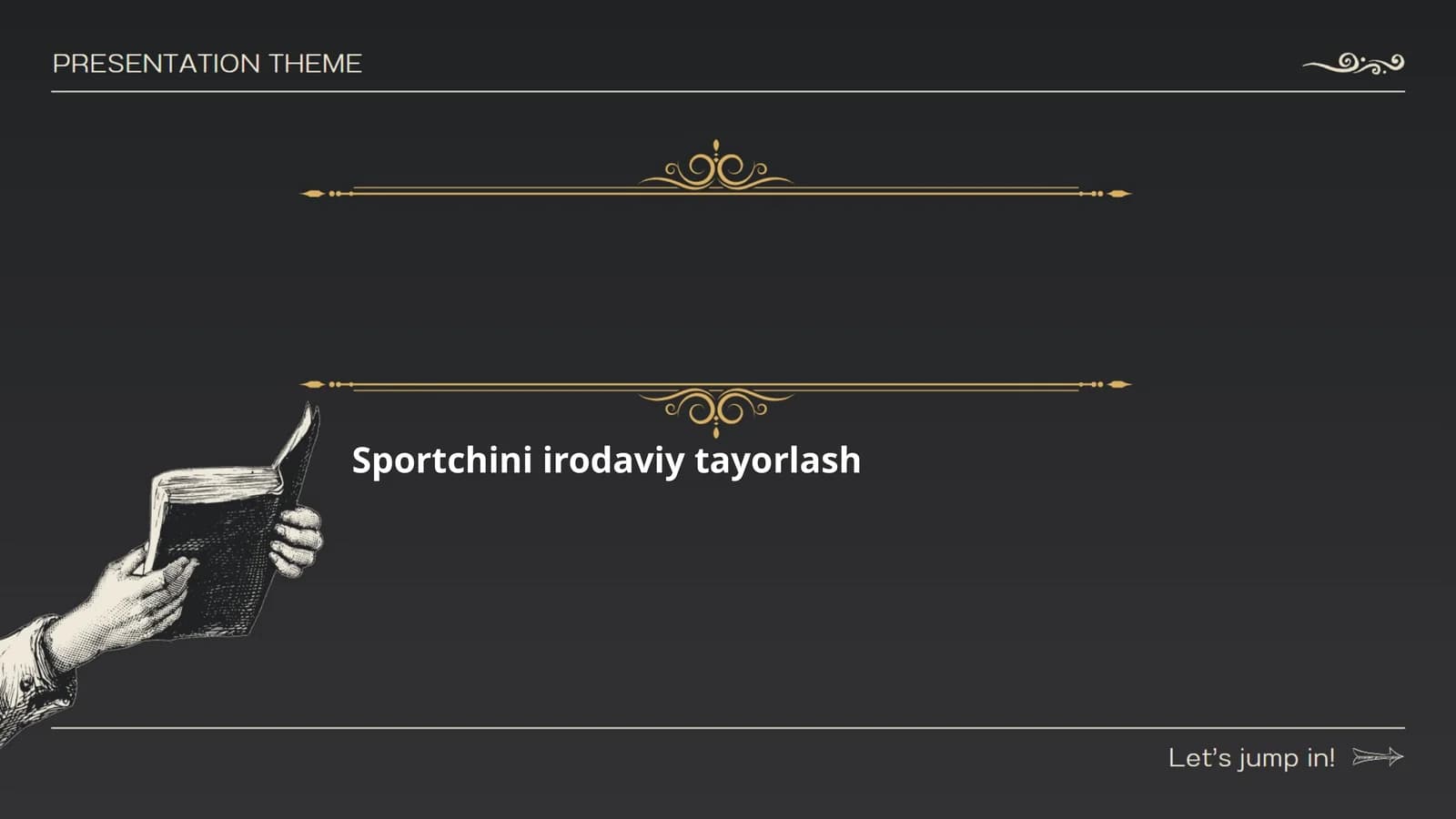 Sportchini irodaviy tayorlash