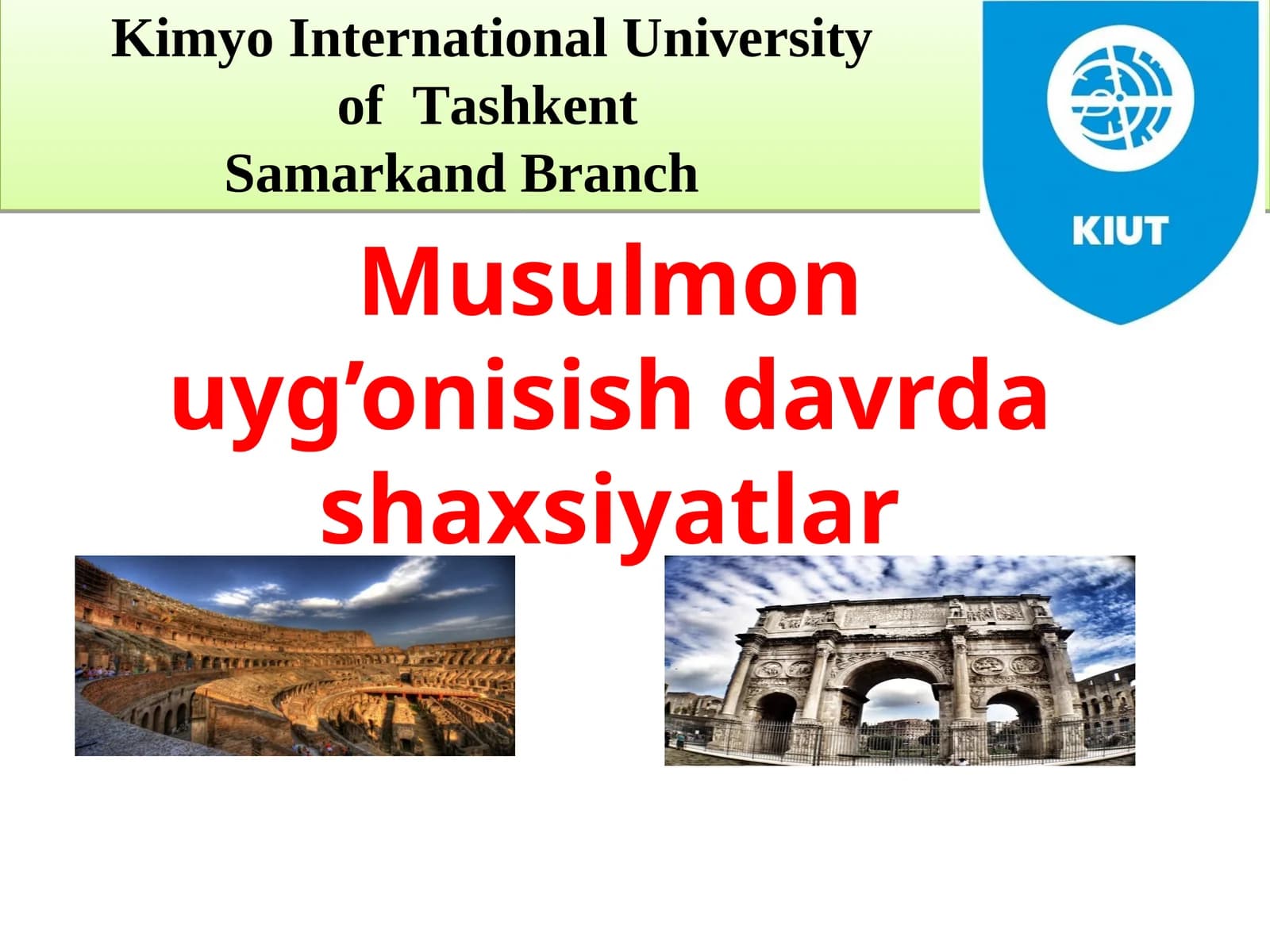 Musulmon uyg’onisish davrda shaxsiyatlar