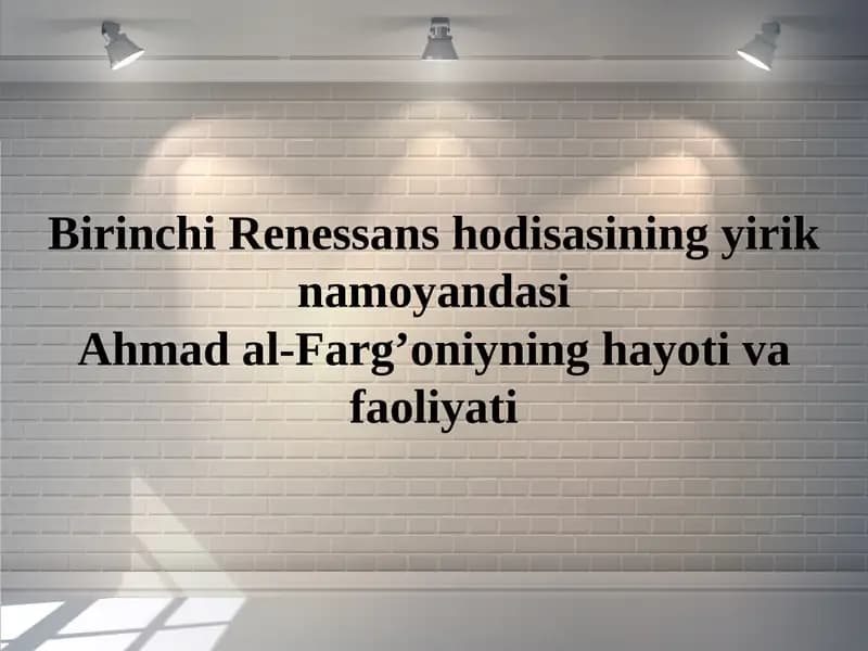 Ahmad al-Farg'oni