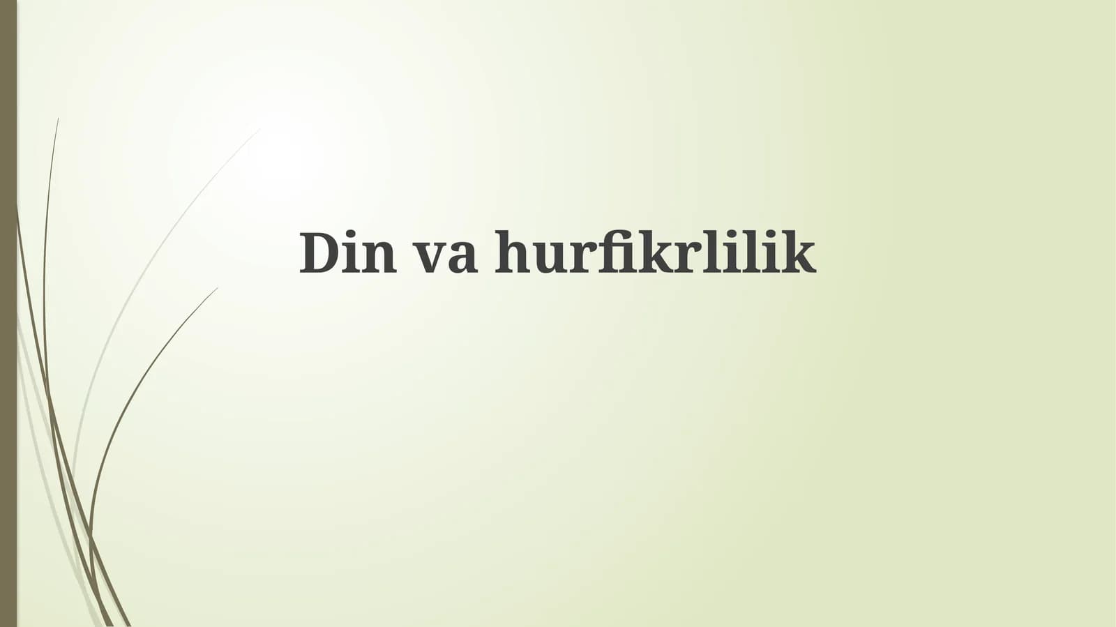 Dinvahurfikrlilik