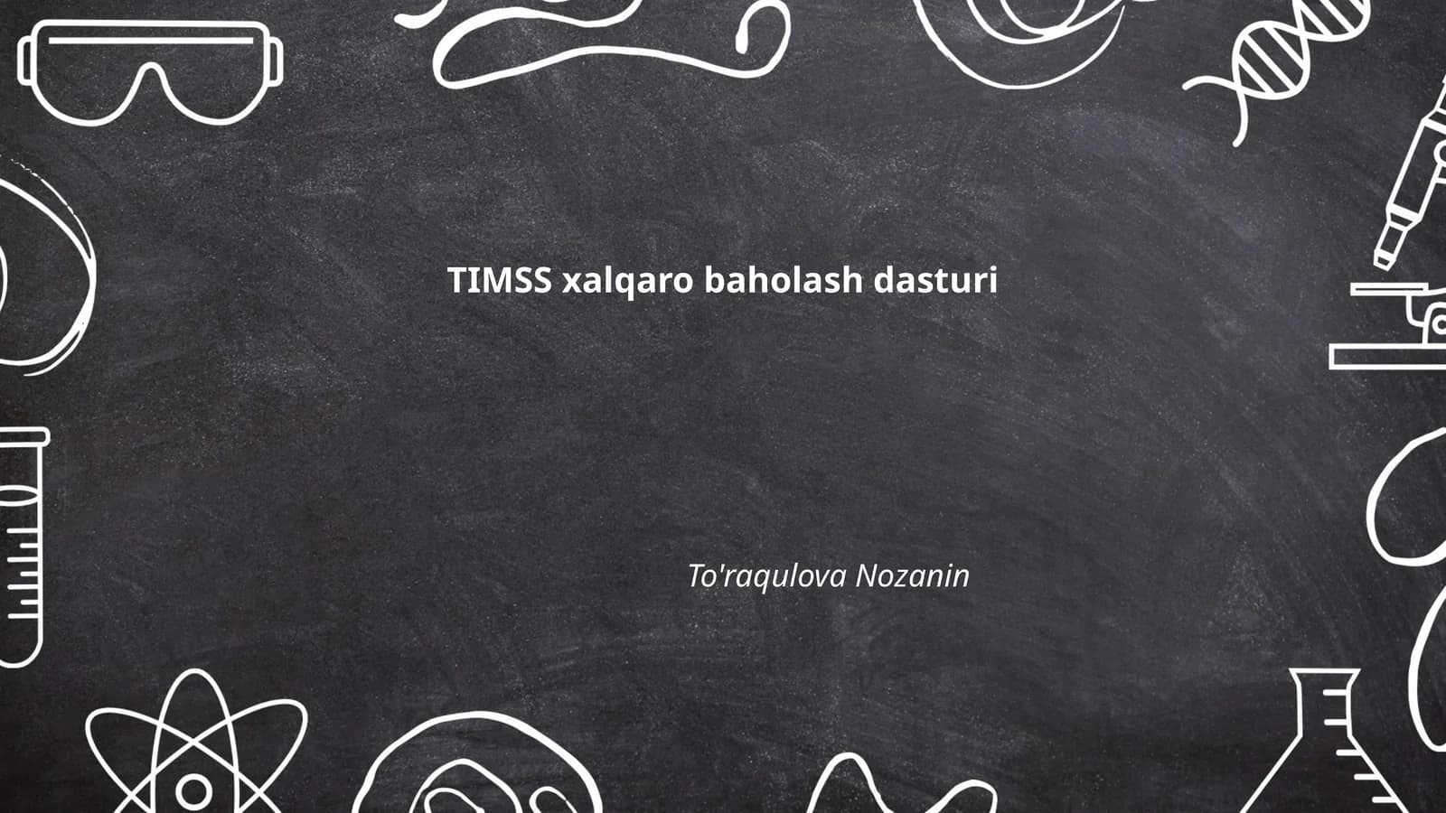 TIMSS xalqaro baholash dasturi
