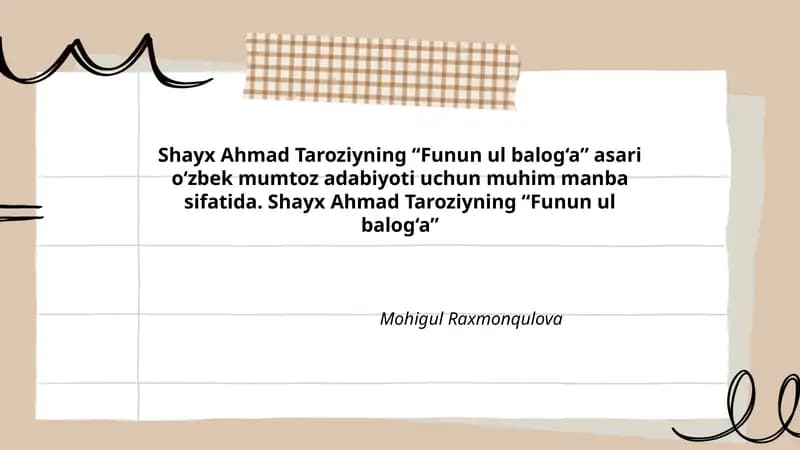 Funun ul Balog‘a