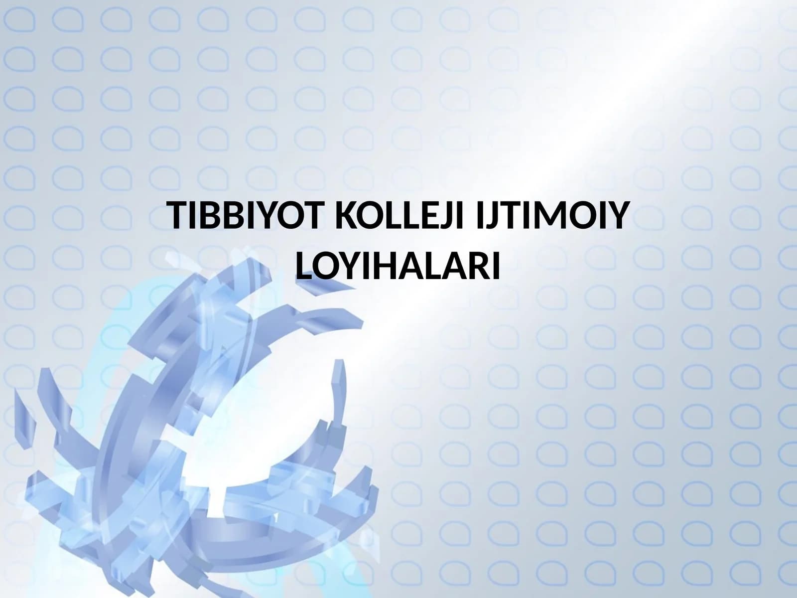 Tibbiyot kolleji ijtimoiy loyihalari