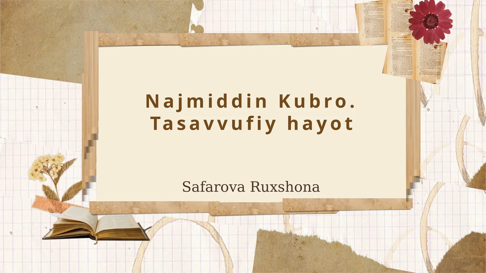Najmiddin Kubro. Tasavvufiy hayot