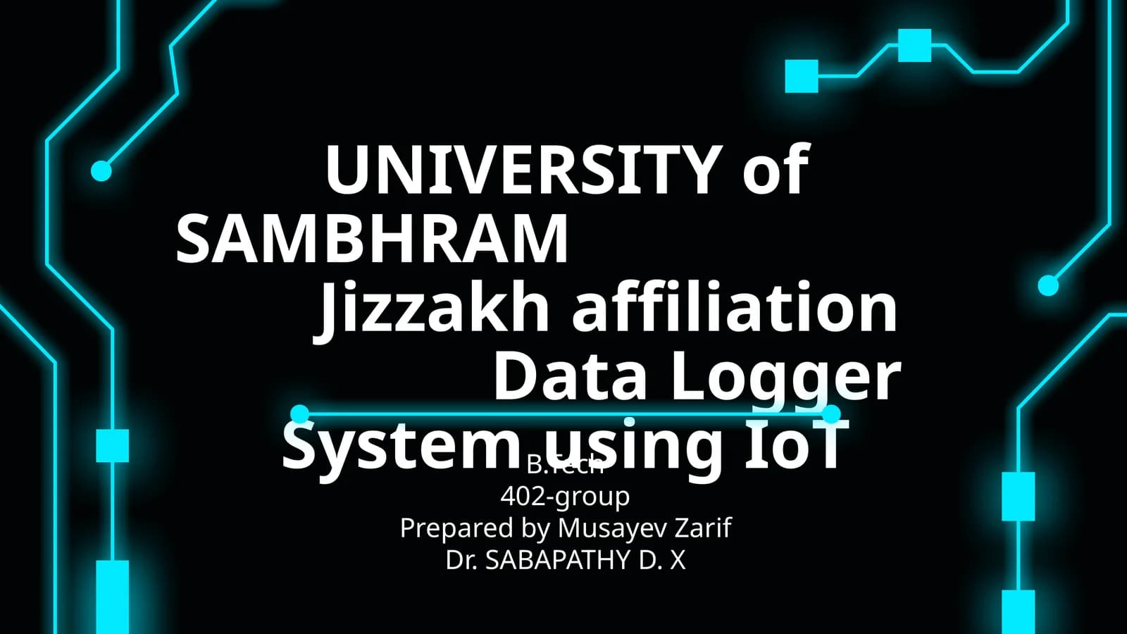 Data Logger System using IoT