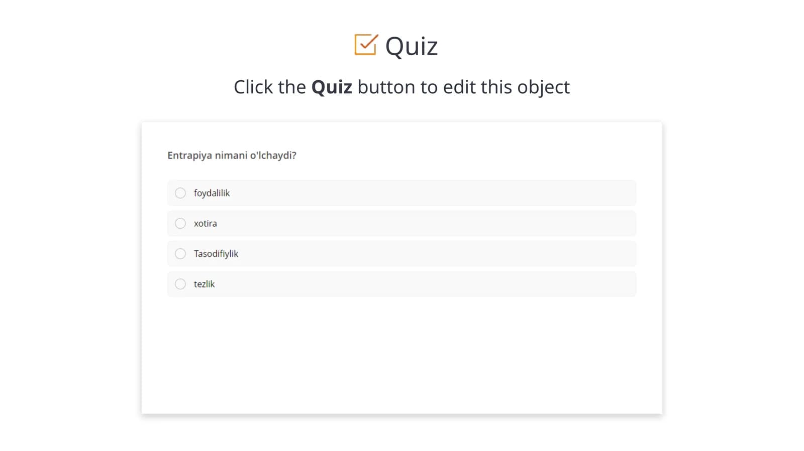 Quiz