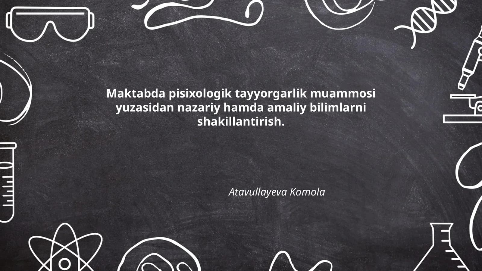 Maktabda pisixologik tayyorgarlik muammosi