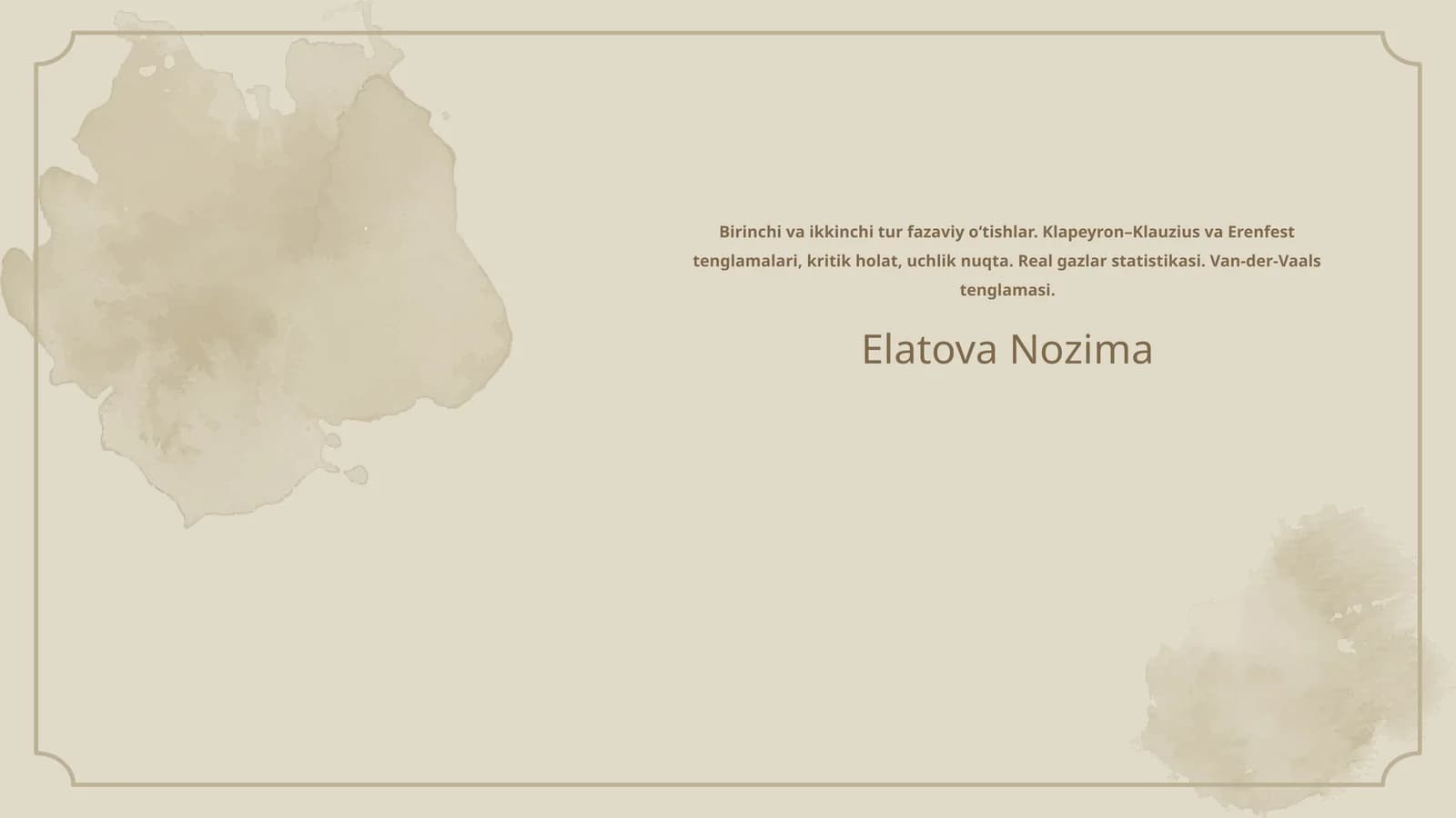 Elatova Nozima