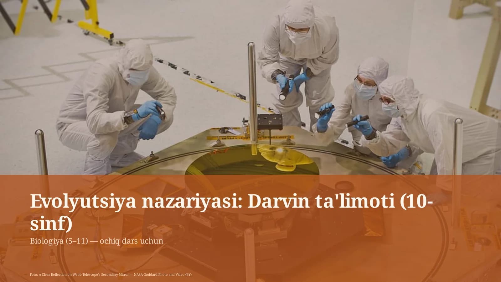 Evolyutsiya nazariyasi: Darvin ta'limoti (10-sinf)