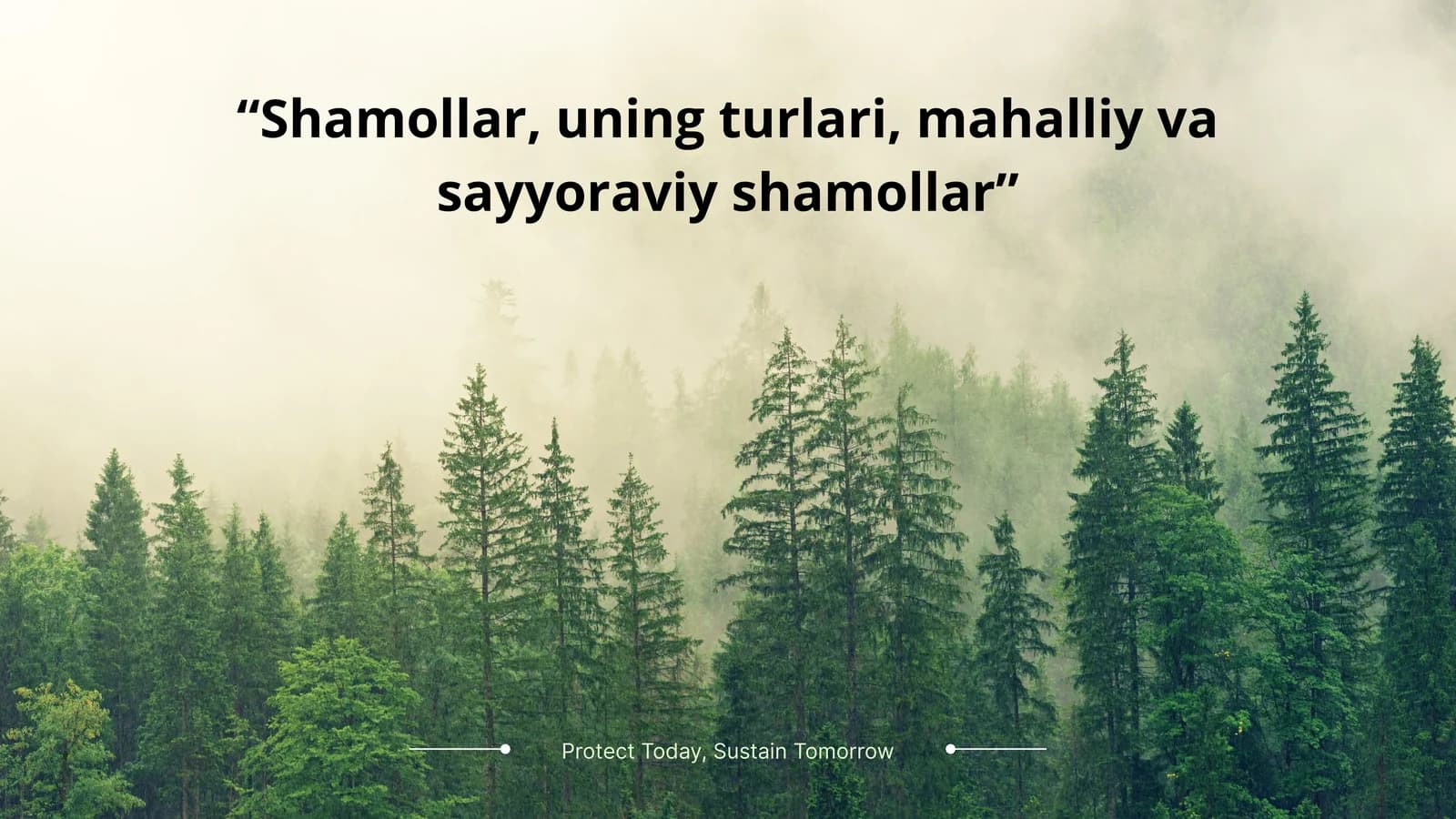 Shamollar, uning turlari, mahalliy va sayyoraviy shamollar