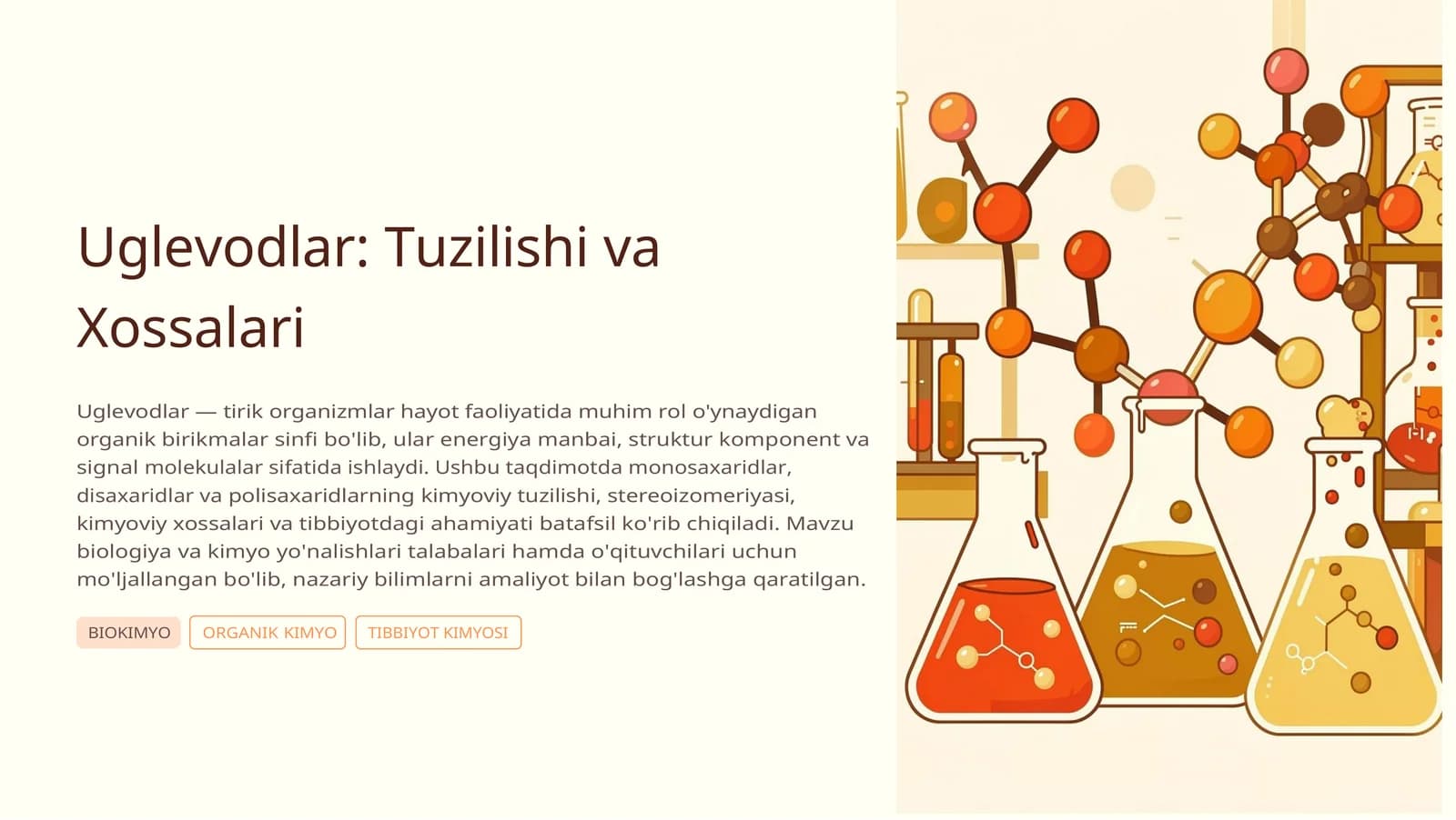 Oziq-Ovqat Tarkibidagi Asosiy Uglevodlar