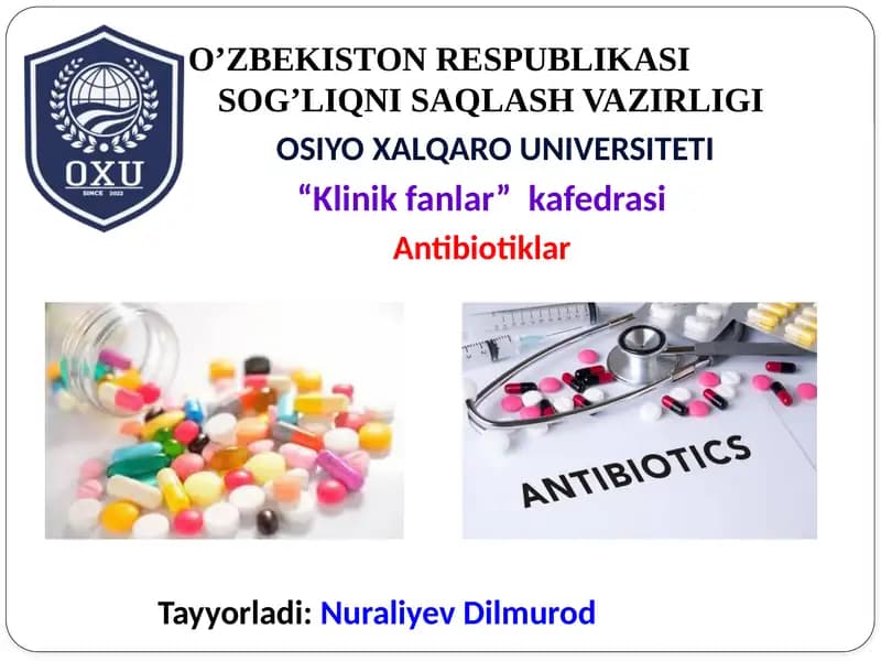 Antibiotiklar