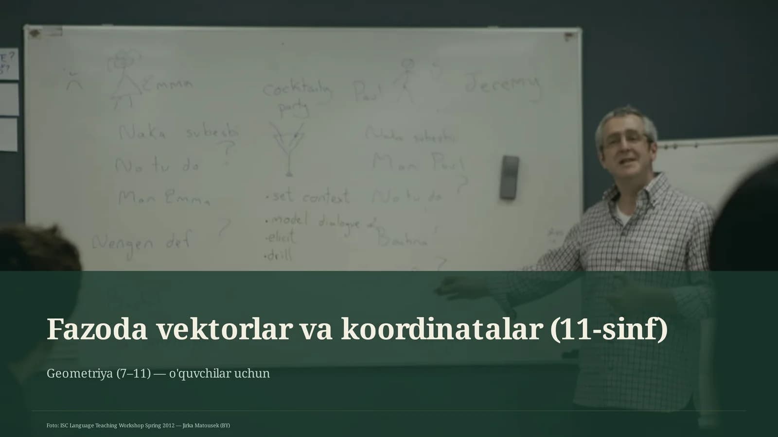Fazoda vektorlar va koordinatalar (11-sinf)