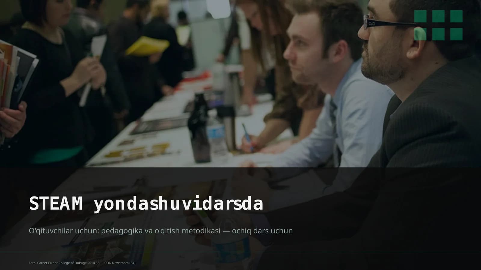 STEAM yondashuvi darsda