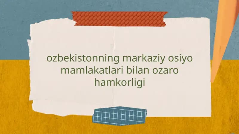 Siyosiy hamkorlik va muloqotning ahamiyati