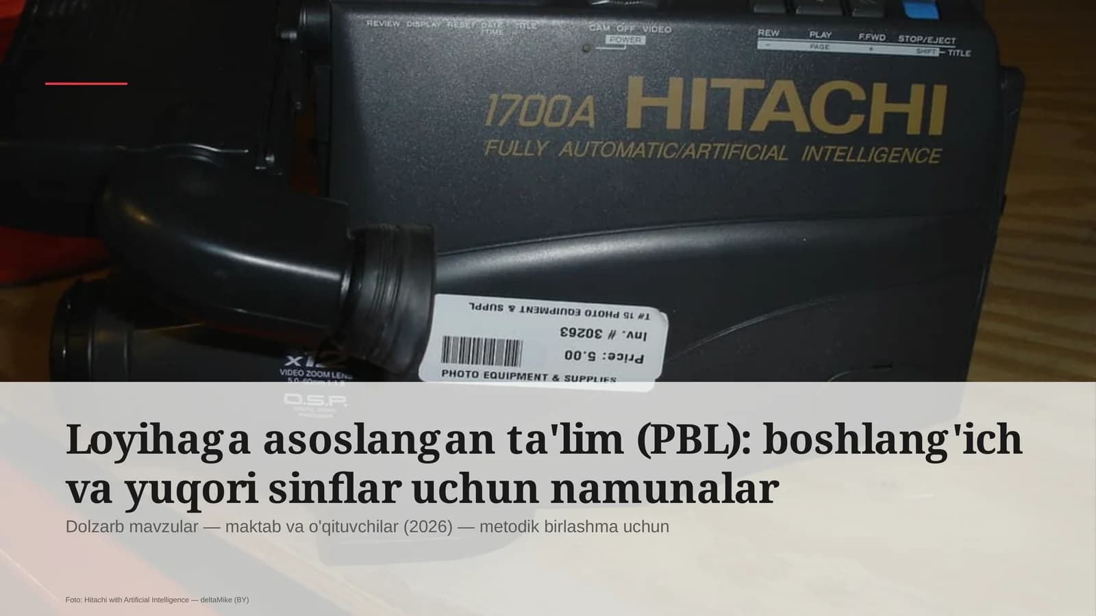 Loyihaga asoslangan ta'lim (PBL): boshlang'ich va yuqori sinflar uchun namunalar