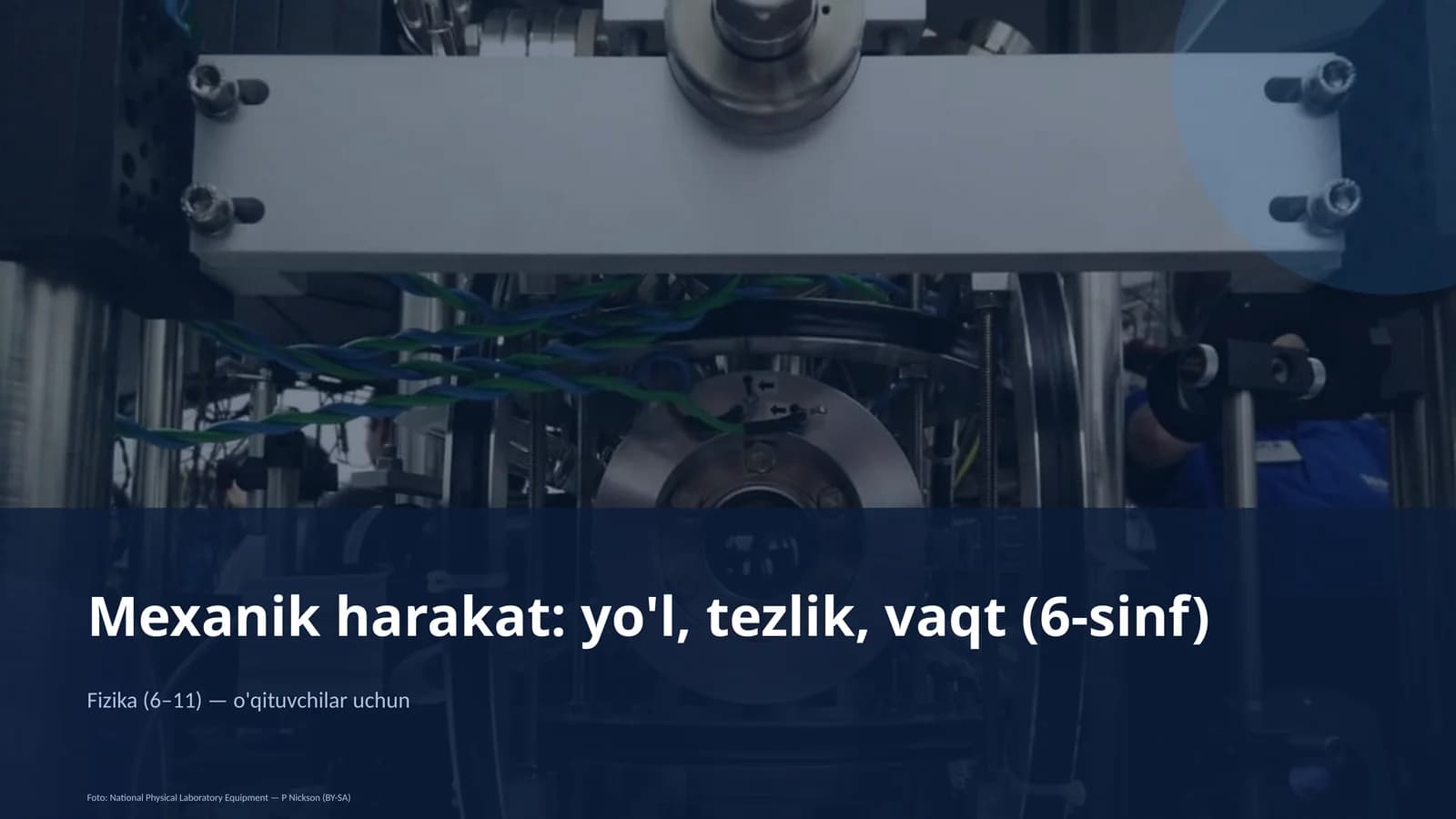 Mexanik harakat: yo'l, tezlik, vaqt (6-sinf)