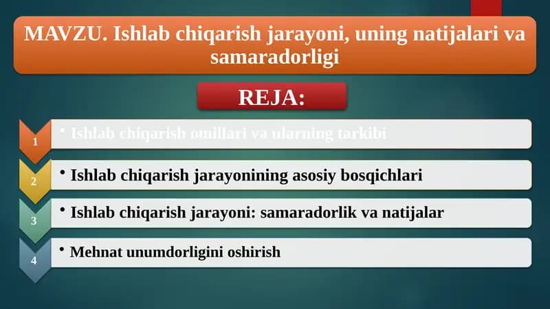 Ijtimoiy-iqtisodiy taraqqiyot