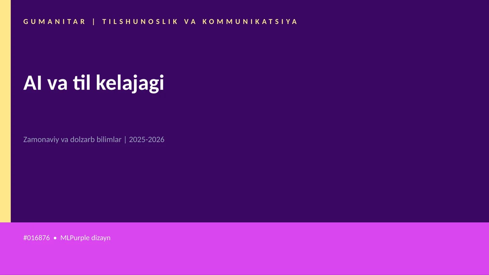 AI va til kelajagi