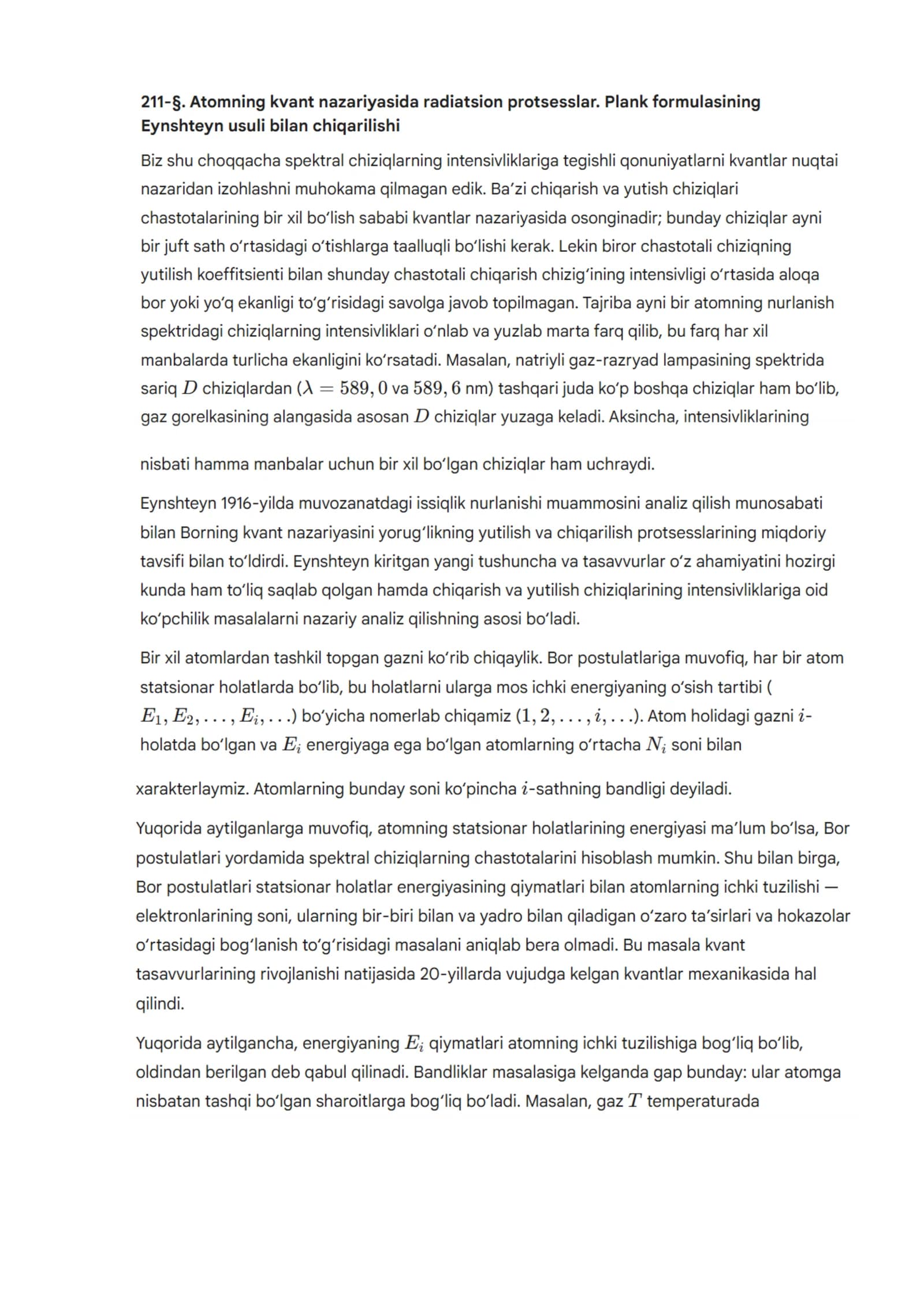 Molekulalarning infraqizil spektrlari