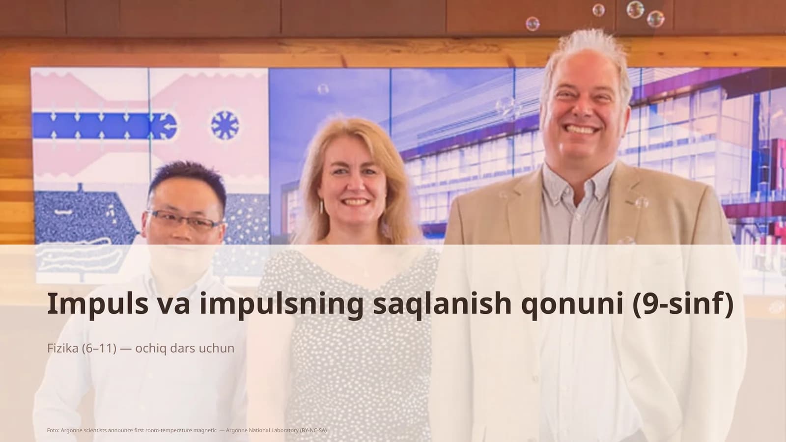 Impuls va impulsning saqlanish qonuni (9-sinf)