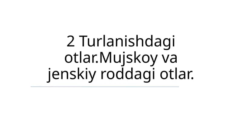 Erkak va Urg'ochi Otlarni Boqish va Parvarishlash