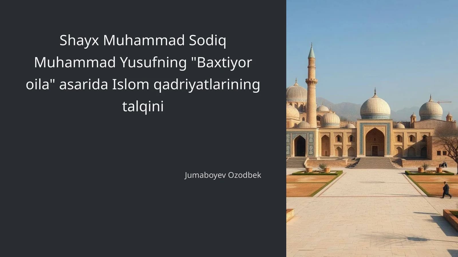 Baxtiyor oila asari