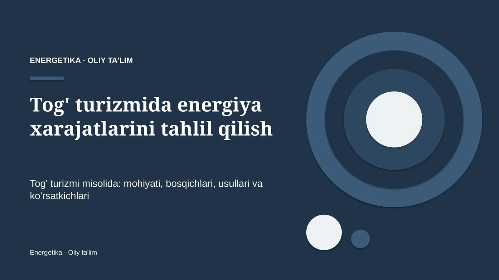 tog' turizmida energiya xarajatlarini tahlil qilish 3482