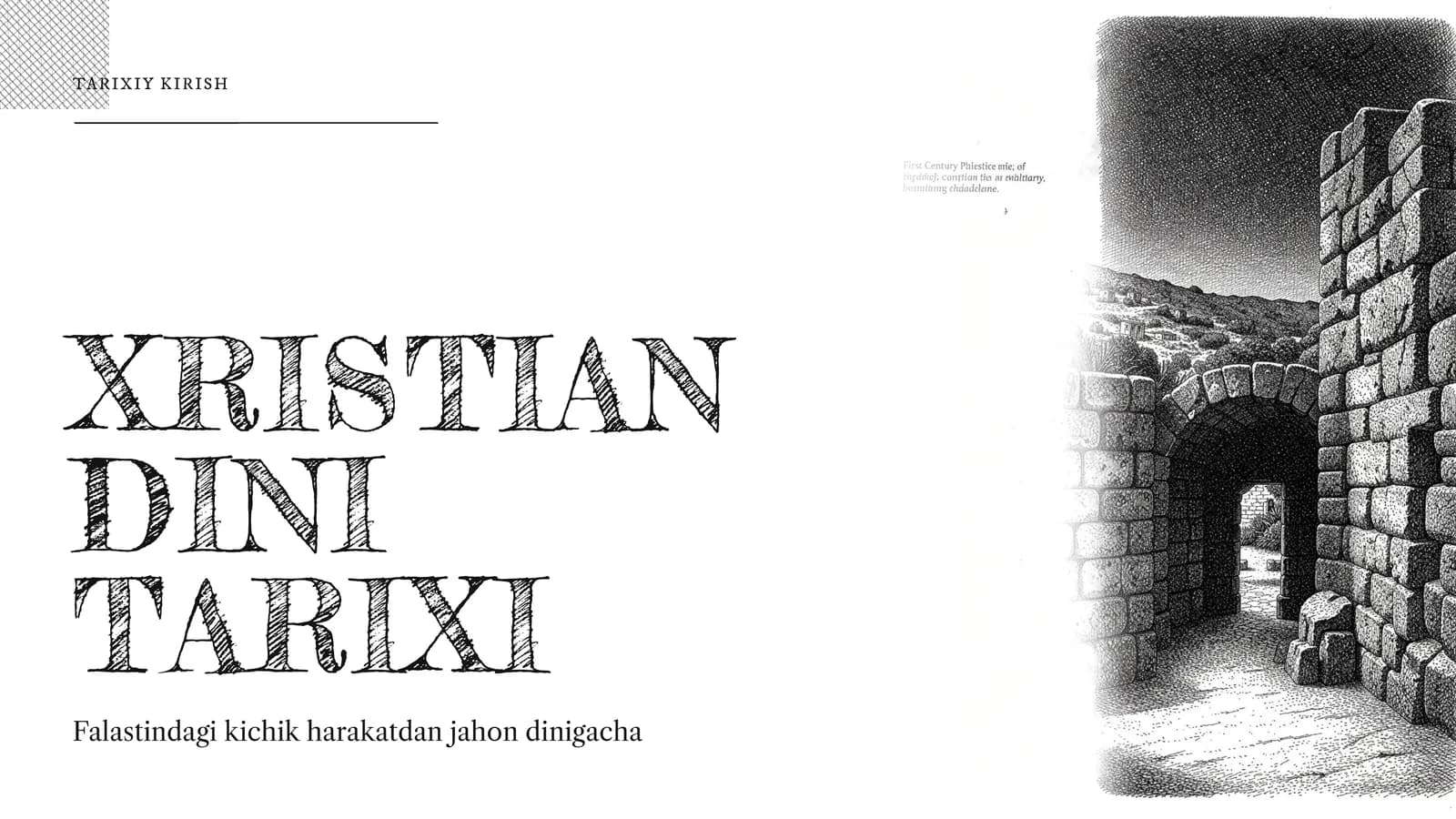 XRISTIAN DINI TARIXI