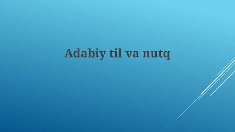 Adabiytilvanutq