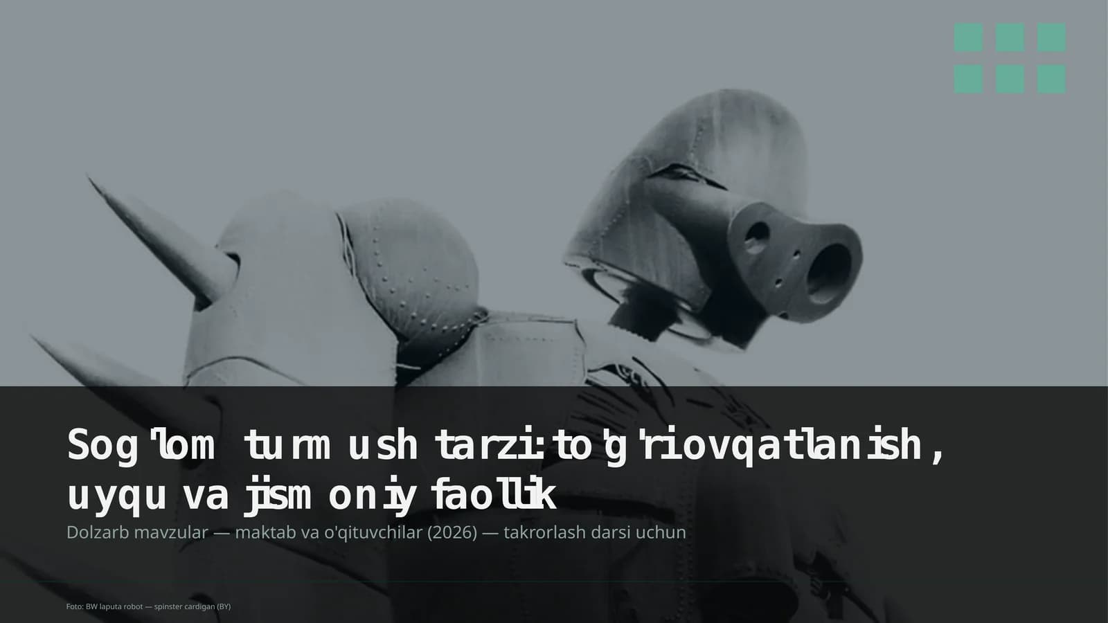 Dolzarb mavzular — maktab va o'qituvchilar (