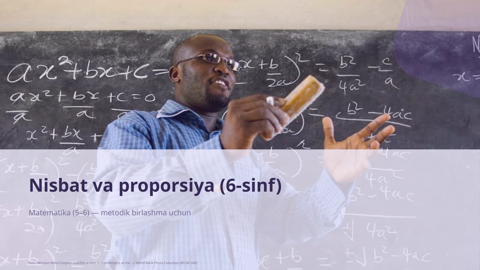 Nisbat va proporsiya (6-sinf)