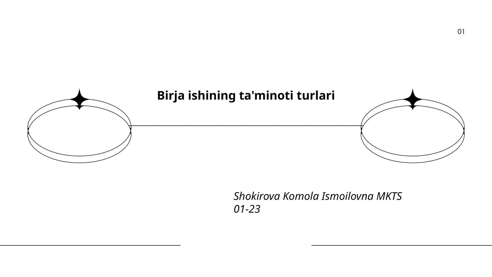 Birja ishining ta'minoti turlari