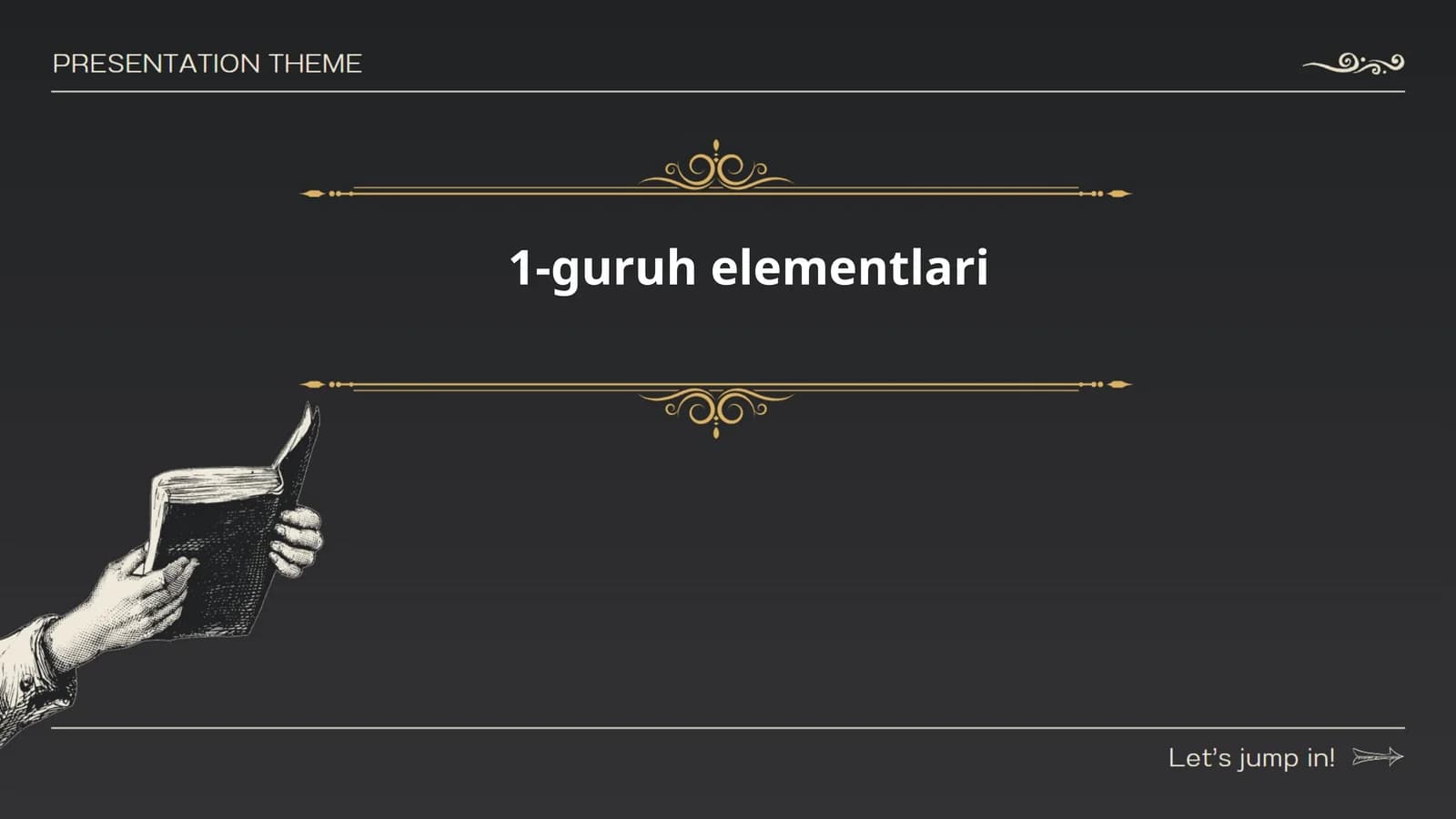 1-guruh elementlari