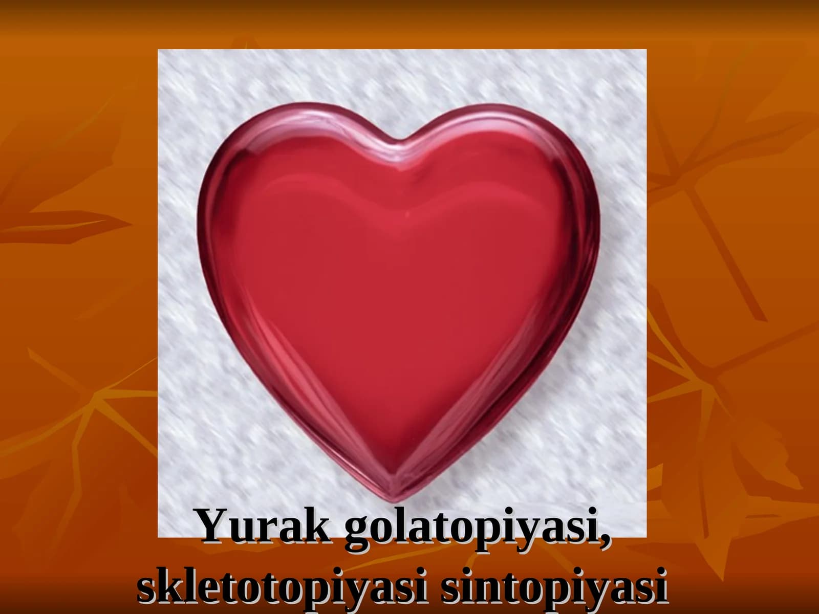 Yurak golatopiyasi, skletotopiyasi sintopiyasi