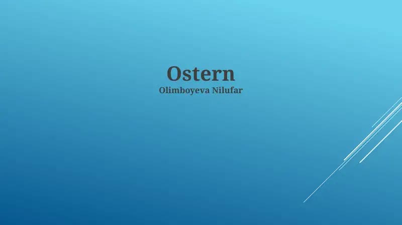 Ostern
