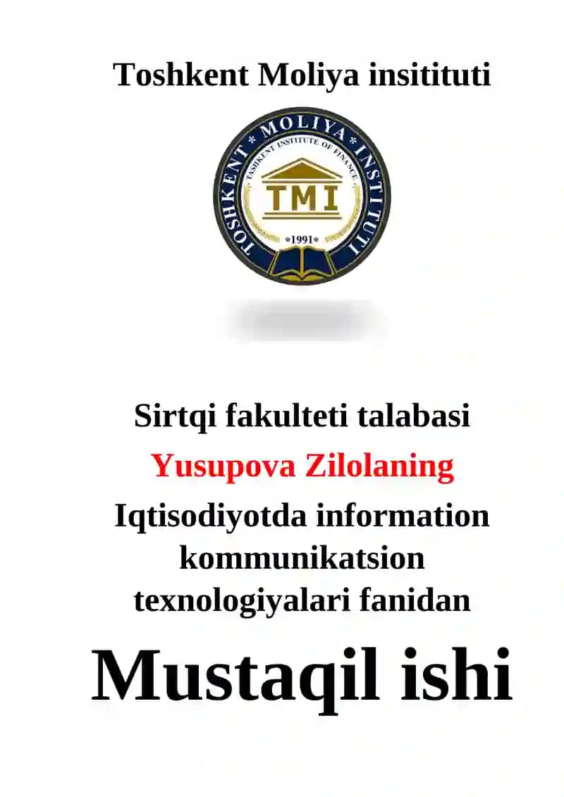 Iqtisodiyotda mobil platformlar texnologiyasi